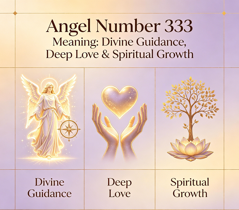 Angel Number 333 Meaning: Divine Guidance, Deep Love & Spiritual Growth WiAuGem