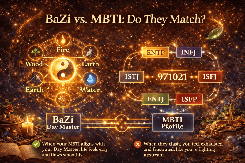 Why Your MBTI Never Feels 100% Accurate — Your BaZi Day Master Holds the Real Answer