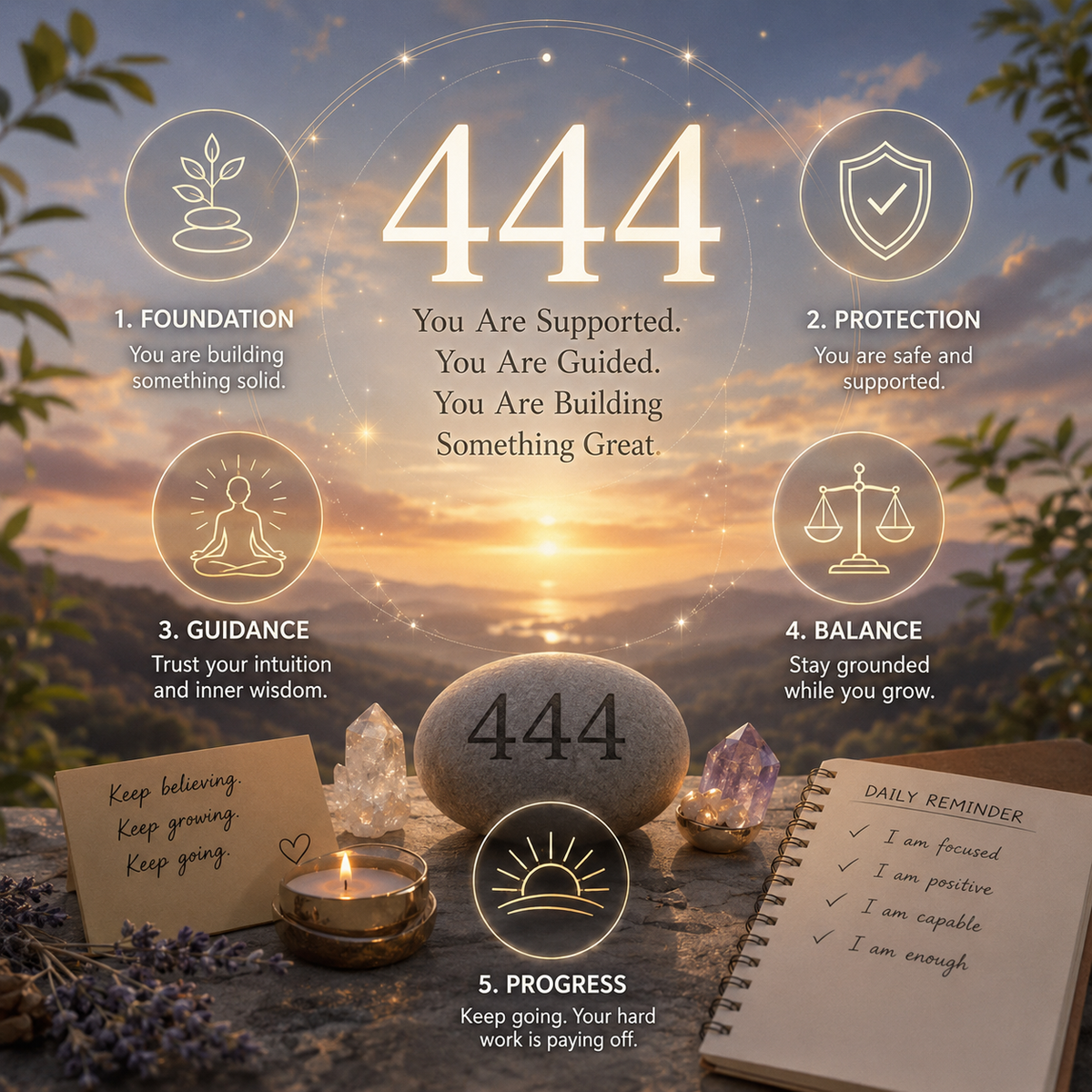The Spiritual Meaning of 444: Why This Number Keeps Appearing in Your Life