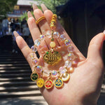 Five-Element Car Hanging Charm | Wealth & Protection Amulet