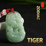Wiaugem Imperial Green Jade Chinese Zodiac Pendant
