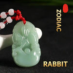 Wiaugem Imperial Green Jade Chinese Zodiac Pendant