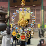 Five-Element Car Hanging Charm | Wealth & Protection Amulet