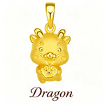 Wiaugem 12 Chinese Zodiac Sand Gold Charms | Cute 3D Zodiac Animal Lucky Pendant for Good Fortune, Prosperity &amp; Positive Energy