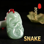 Wiaugem Imperial Green Jade Chinese Zodiac Pendant