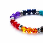 Seven Chakra Energy Bracelet | 7 Sacred Stones for Balance