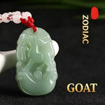 Wiaugem Imperial Green Jade Chinese Zodiac Pendant
