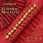 Wiaugen 12 Chinese Zodiac Red String Bracelet
