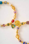 Natural Sugar Heart Agate Bracelet | Yellow Fortune & Luck Jewelry
