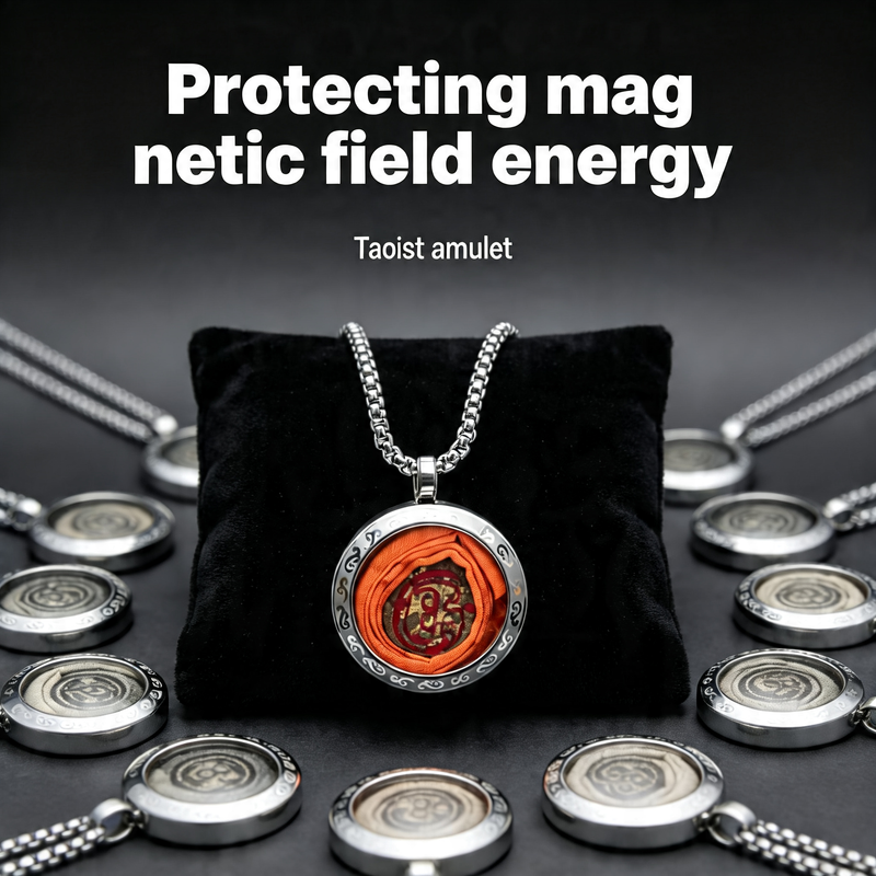 Taoist Protection Necklace - Celestial Guardian Amulet