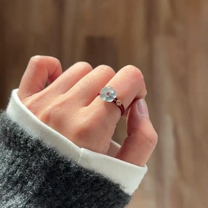 Natural Jadeite Good Luck Ring | A-Grade Jadeite Talisman