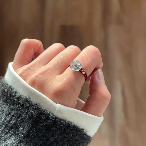 Natural Jadeite Good Luck Ring | A-Grade Jadeite Talisman