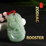 Wiaugem Imperial Green Jade Chinese Zodiac Pendant