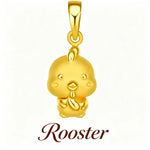 Wiaugem 12 Chinese Zodiac Sand Gold Charms | Cute 3D Zodiac Animal Lucky Pendant for Good Fortune, Prosperity &amp; Positive Energy
