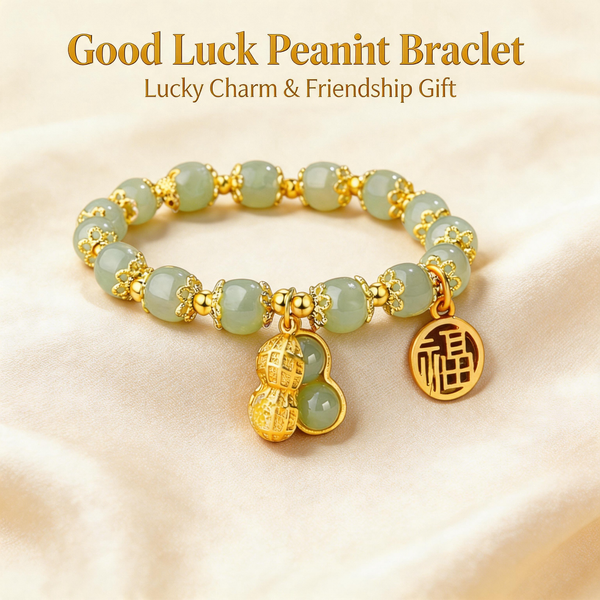 Good Luck Peanut Bracelet | Lucky Charm & Friendship Gift