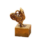 Wiaugem Chinese Zodiac Brass Seal | Lucky 12 Zodiac Talisman for Wealth & Protection