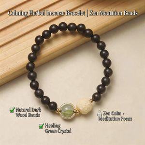 Calming Herbal Incense Bracelet | Zen Meditation Beads