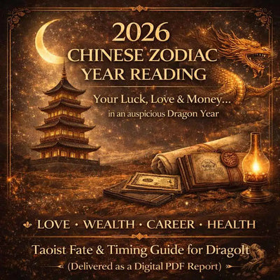 Lettura dell'anno zodiacale 2026 | La tua fortuna, amore e denaro nel 2026 | PDF digitale