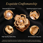 DIY Camellia Amulet Brooch – Mother’s Day Gift, Eternal Love, Thousand-Year Heritage & Lucky Protector