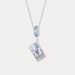 Silver Tarot Card Necklace | Protection, Manifestation & Spiritual Guidance | Wiaugem