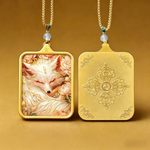 Mystic Nine-Tailed Fox Thangka | Fast Romance Luck, Social Charm & Anti-Villain Protection