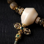 WIAUGEM Star Moon Bodhi &amp; Vajra Protection Bracelet