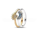 WIAUGEM Sun &amp; Moon Manifestation 3-Piece Jewelry Set