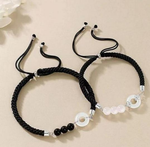 Black Onyx Safety Keeper Bracelet | Grounding Talisman