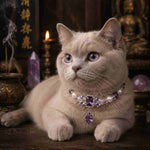 Pearl Crystal Guardian Pet Collar | A Symbol of Love, Protection & Positive Energy | Birthday Gift for Your Furry Princess or Prince