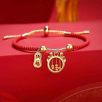 Red thread safety bracelet | Dragon-shaped lucky charm