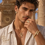 WIAUGEM Snake Transformation 4-Piece Jewelry Set