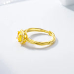 WIAUGEM Citrine Wealth Manifestation 3-Piece Jewelry Set
