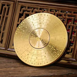 Rotating Copper Feng Shui Compass | Yin Yang Bagua for Spiritual Purification
