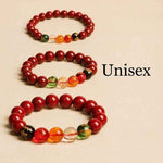 Vermilion Wealth Bracelet | Authentic Cinnabar Feng Shui Talisman