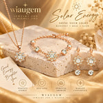 WIAUGEM Sun Energy 3-Piece Jewelry Set