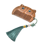WIAUGEM Chinese Zodiac Sandalwood Baby Comb