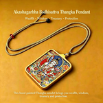 Handmade Void Treasure Bodhisattva Pendant - Blessing & Protection Amulet