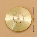 Rotating Copper Feng Shui Compass | Yin Yang Bagua for Spiritual Purification