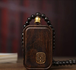 Agarwood Amulet Pendant | Natural Wu Shi Spiritual Jewelry