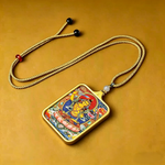 Handmade Manjushri Bodhisattva Charm Pendant | Focus, Intellect & Sacred Protection