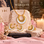WIAUGEM Moon Energy 3-Piece Jewelry Set