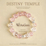 Viral Rose Quartz Bracelet | Manifest Soulmate & Self-Love High-Vibe Crystal