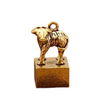 Wiaugem Chinese Zodiac Brass Seal | Lucky 12 Zodiac Talisman for Wealth & Protection