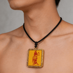 Authentic Taoist Talisman Pendant | Protection, Luck & Blessings Amulet