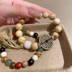 Milk Fragrant Copper Coin Bracelet | New Chinese Style Zen Jewelry