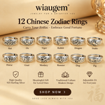 12 Chinese Zodiac Adjustable Ring | Wiaugem