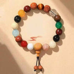 【WiAuGem】Neues chinesisches Retro-Lotusblumen-Armband, einzigartiges Design, vielseitig kombinierbar, farbenfroh, ideal als Freundinnen-Armband – handgefertigt in einem tausend Jahre alten Tempel