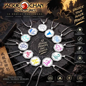 Jackie Chan Adventures 12 Zodiac Talismans Necklace