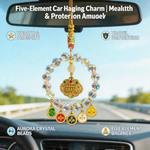 Five-Element Car Hanging Charm | Wealth & Protection Amulet