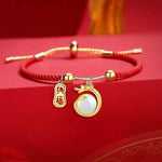Red thread safety bracelet | Dragon-shaped lucky charm